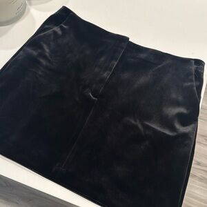 Black Velvet Express Mini Skirt